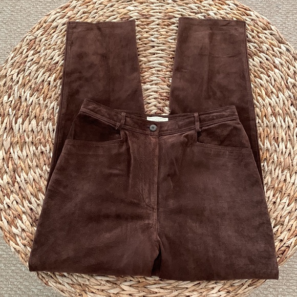 Lord & Taylor Pants - Vintage Lord & Taylor Suede Pants sz 14